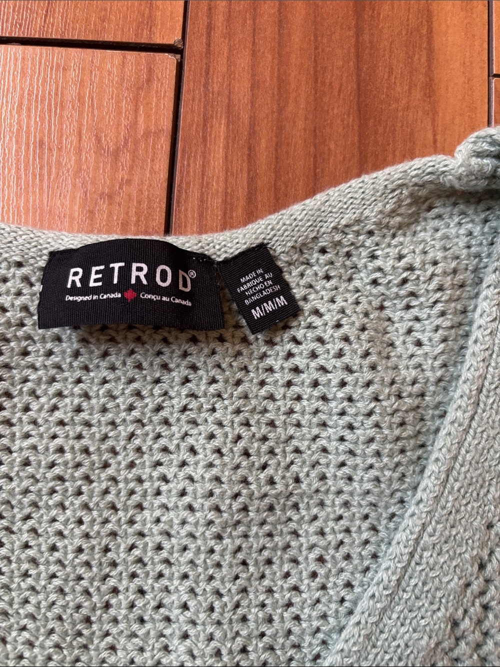 Retrod Sage Green Knit Button-Front Ruffle Hem Tank - Picture 2 of 6